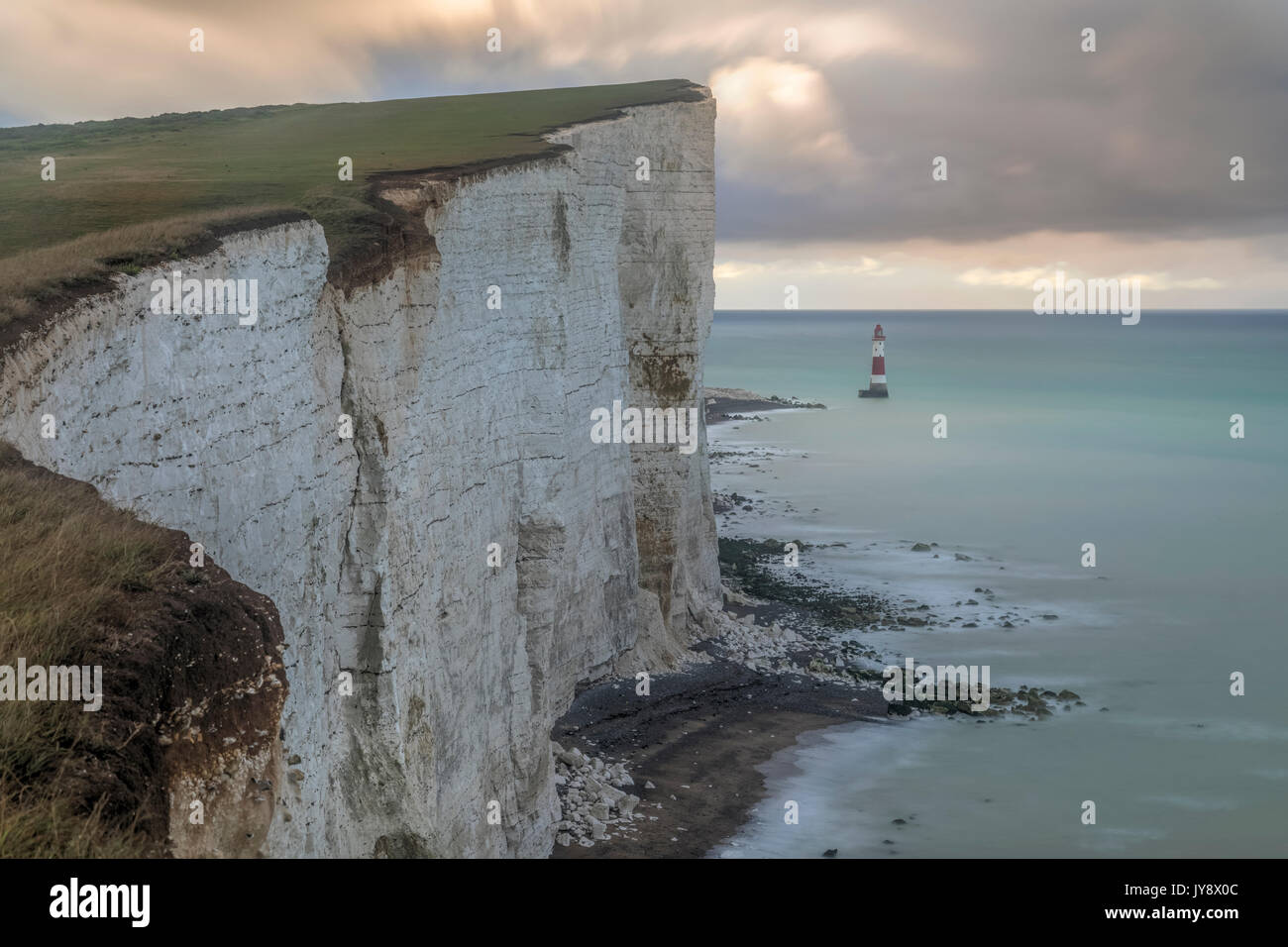 Beachy Head, Sette sorelle, South Downs, East Sussex, England, Regno Unito Foto Stock