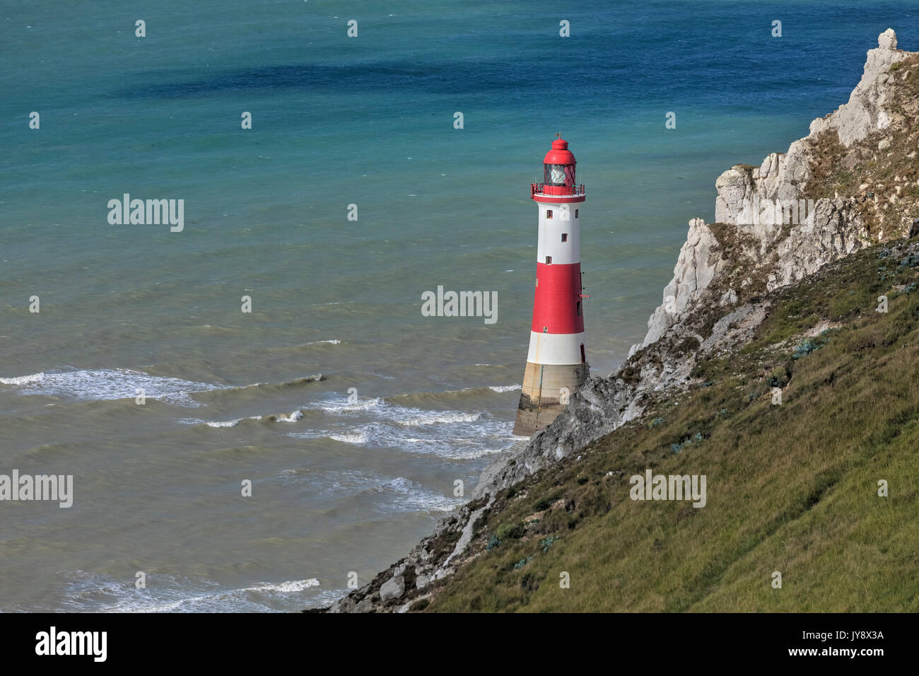 Beachy Head, Sette sorelle, South Downs, East Sussex, England, Regno Unito Foto Stock