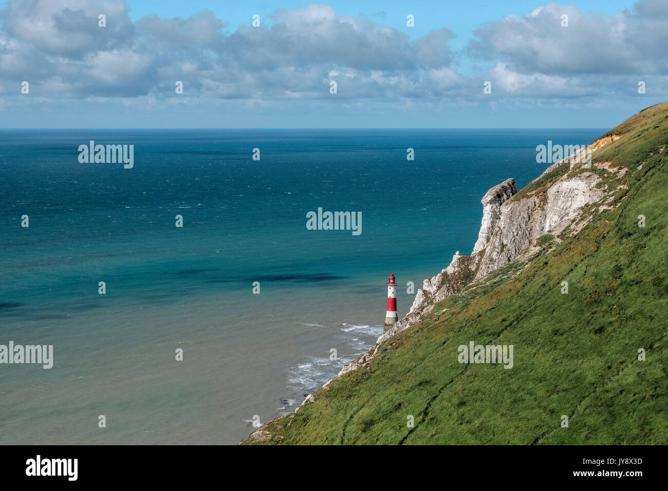 Beachy Head, Sette sorelle, South Downs, East Sussex, England, Regno Unito Foto Stock