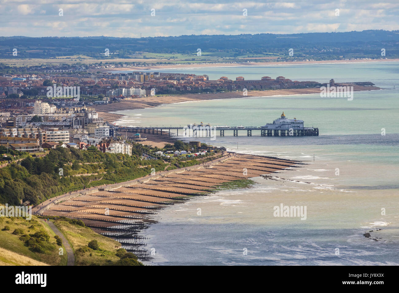 Eastbourne, South Downs, East Sussex, England, Regno Unito Foto Stock