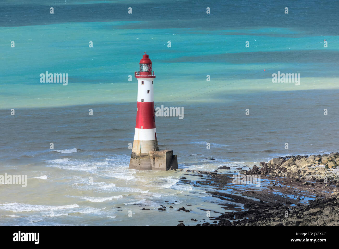Beachy Head, Sette sorelle, South Downs, East Sussex, England, Regno Unito Foto Stock