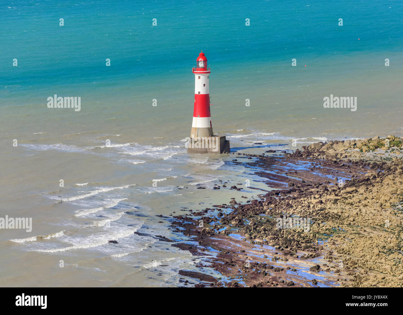 Beachy Head, Sette sorelle, South Downs, East Sussex, England, Regno Unito Foto Stock