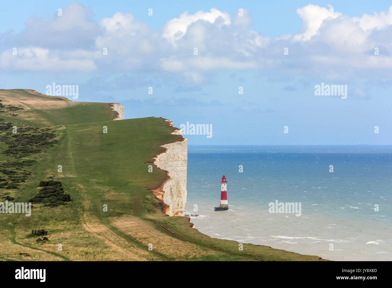 Beachy Head, Sette sorelle, South Downs, East Sussex, England, Regno Unito Foto Stock