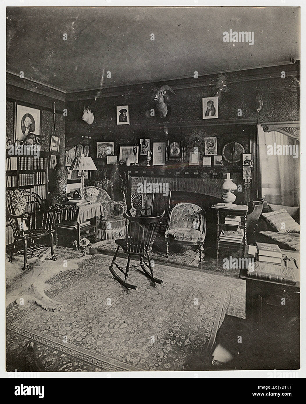 Biblioteca, Sagamore Hill Foto Stock