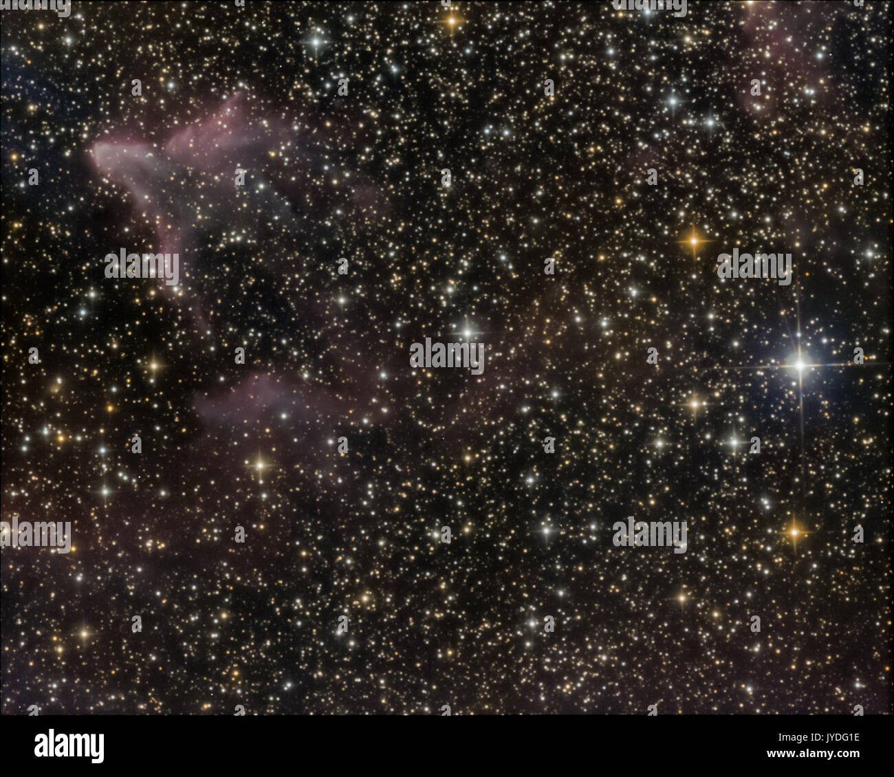 IC 63 Nebula Foto Stock