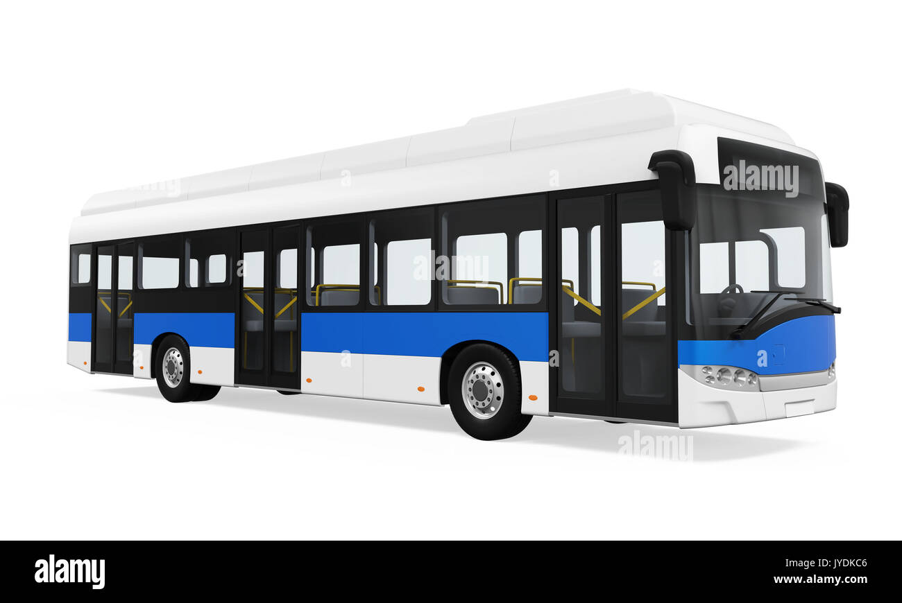 Autobus di città isolata Foto Stock