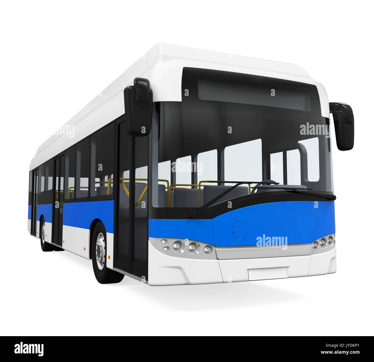 Autobus di città isolata Foto Stock