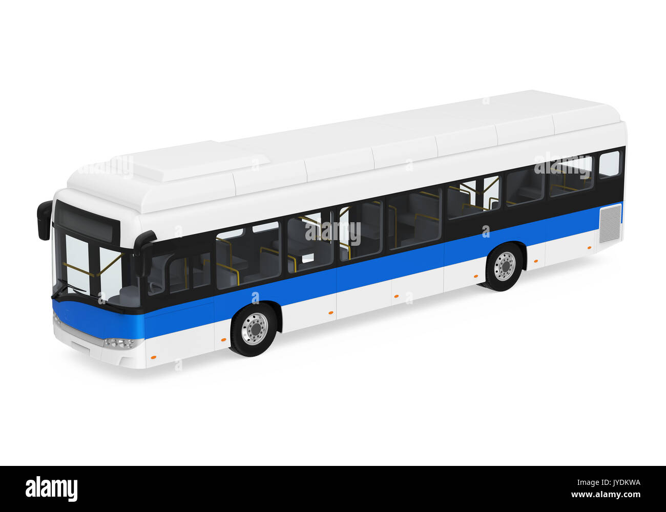 Autobus di città isolata Foto Stock