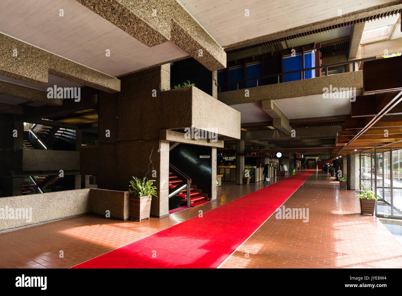 Vista interna di Kenyatta International Convention Center KICC, Nairobi, Kenia Foto Stock