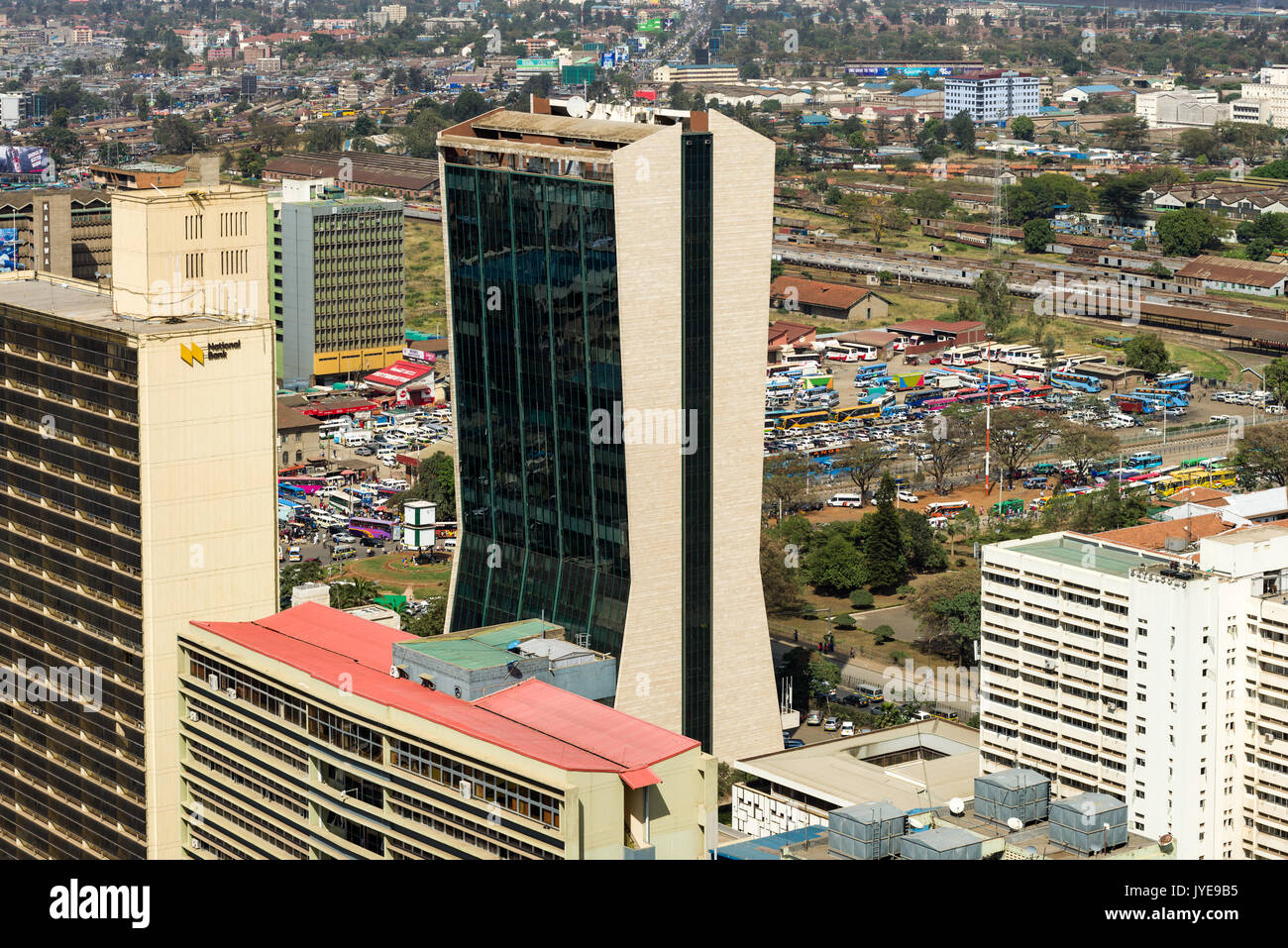 Banca cooperativa del Kenya Co-op Casa filiale capo ufficio, Nairobi, Kenia Foto Stock