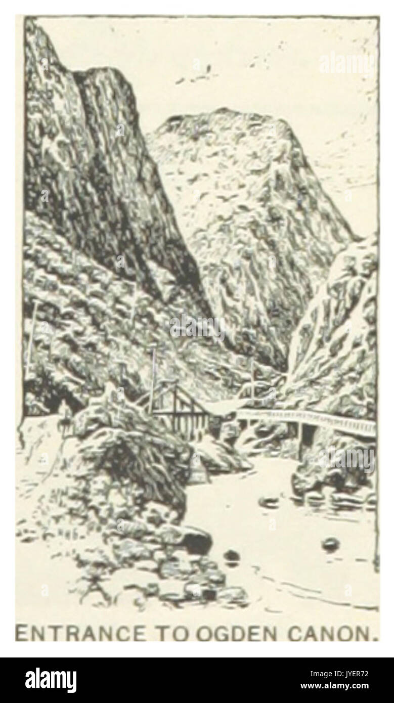 Noi UT(1891) p835 ENTRATA DI OGDEN CANON Foto Stock