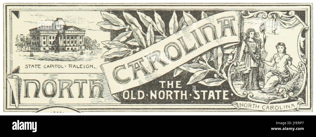 Noi NC(1891) p647 il vecchio Stato del Nord Foto Stock