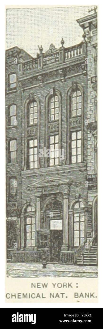 Noi NY(1891) p613 NYC, CHIMICA BANCA NAZIONALE Foto Stock