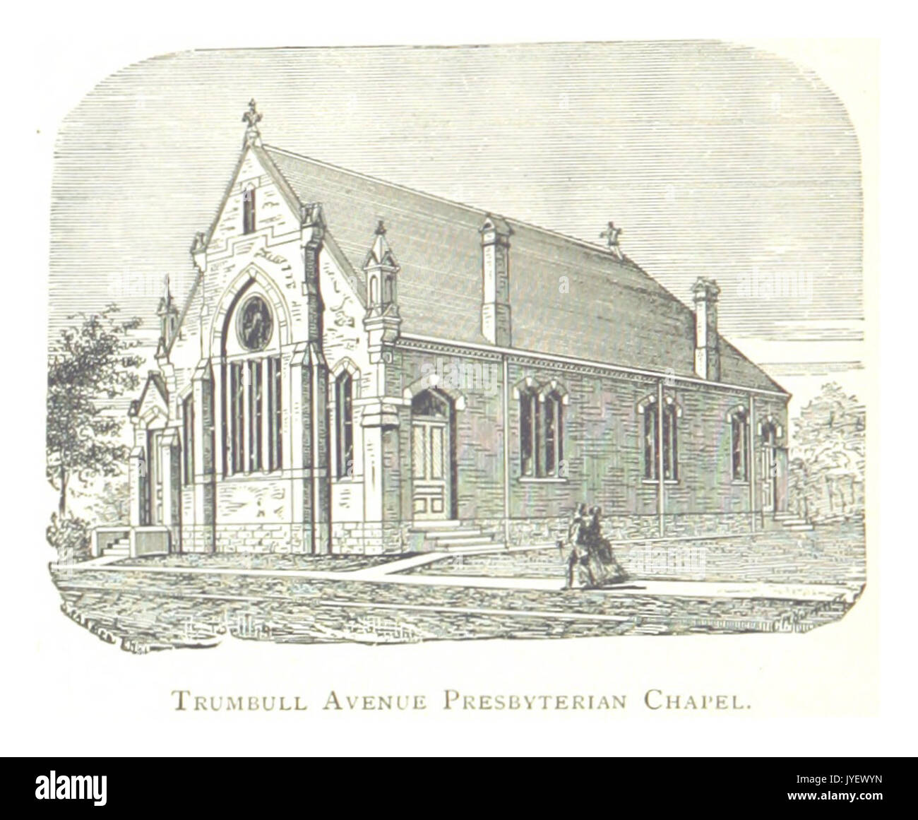 Imprenditore(1884) Detroit, p654 TRUMBULL AVENUE CAPPELLA PRESBITERIANA Foto Stock