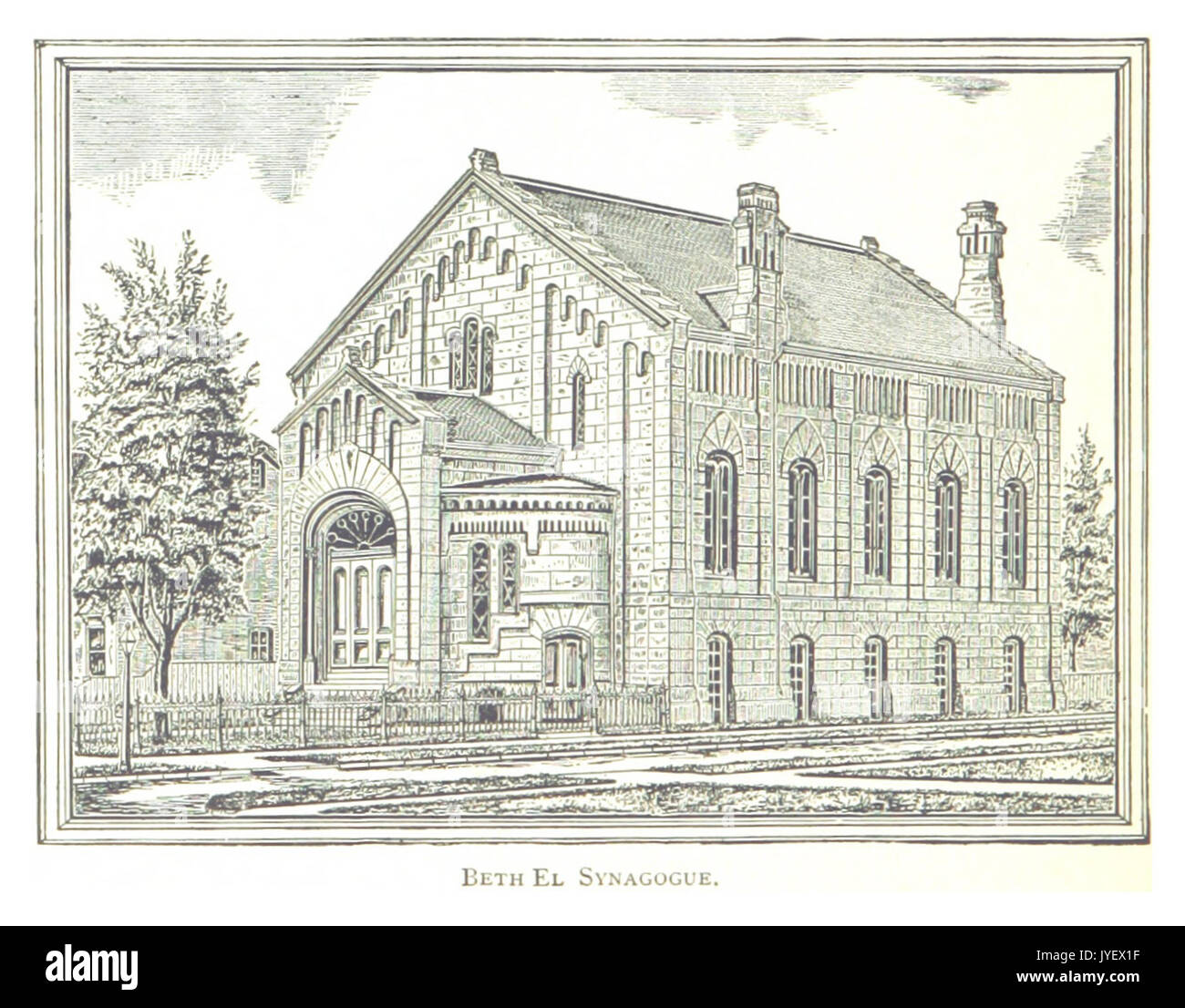 Imprenditore(1884) Detroit, p680 sinagoga Beth El Foto Stock