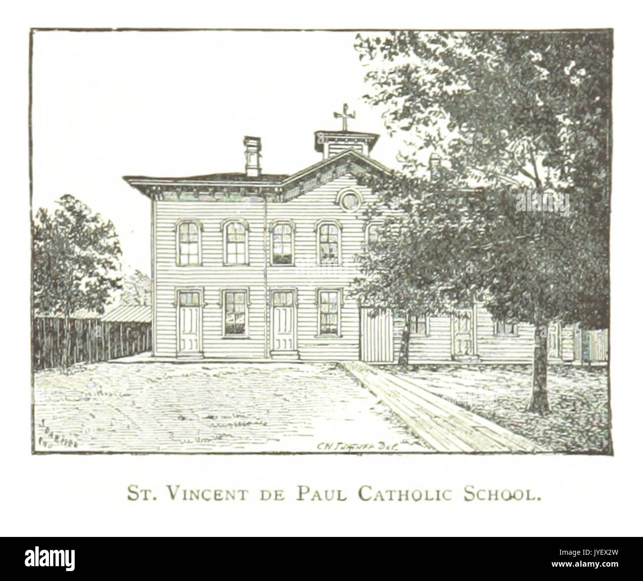 Imprenditore(1884) Detroit, p775 ST. Vincenzo de' Paoli SCUOLA CATTOLICA Foto Stock