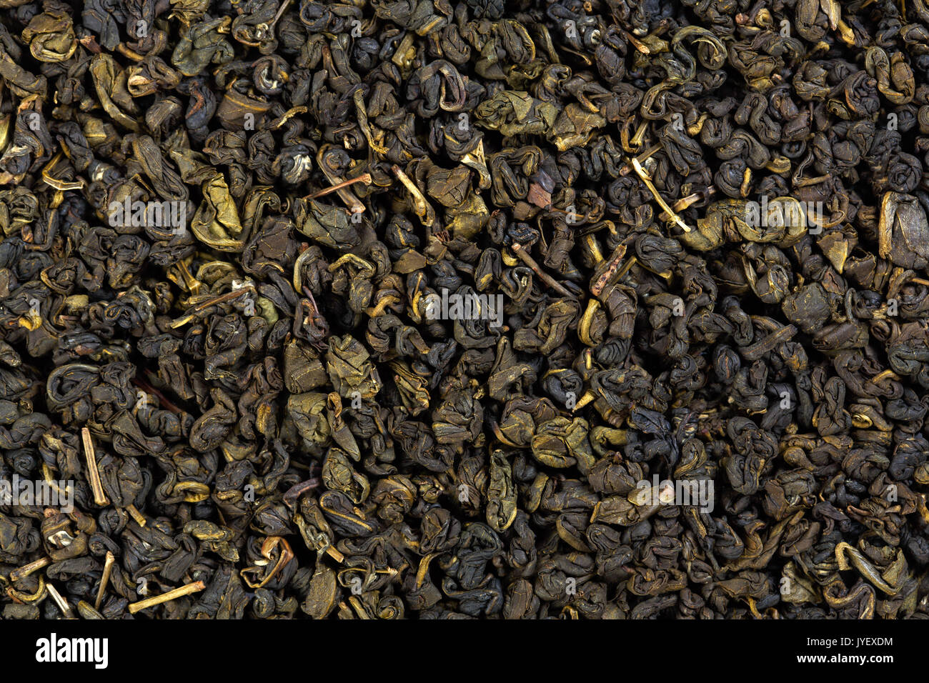 Grandi foglie latte Oolong tè verde cinese. Foto ad alta risoluzione. Foto Stock