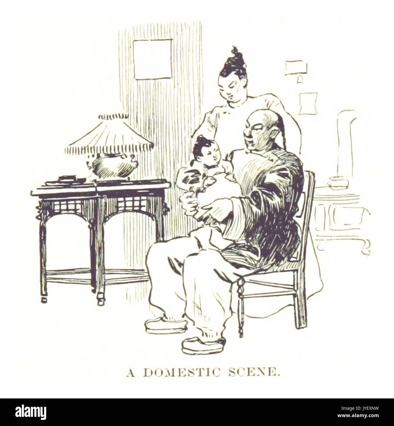 BECK(1898) p053 una scena domestica Foto Stock