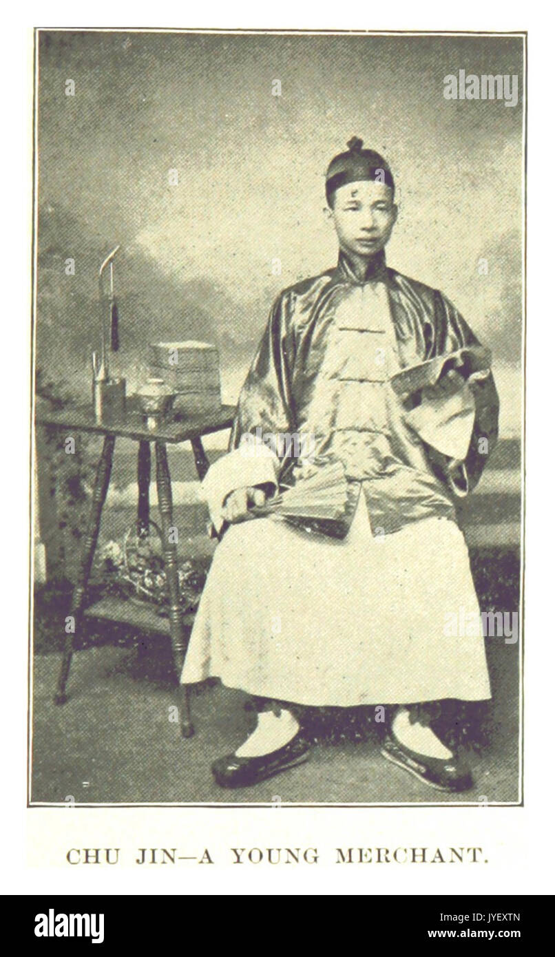 BECK(1898) p299 CHU JIN, un giovane mercante Foto Stock