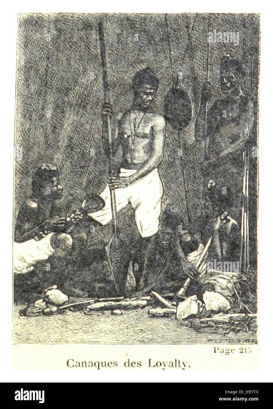 LEMIRE(1884) p086 Canaques des fedeltà Foto Stock