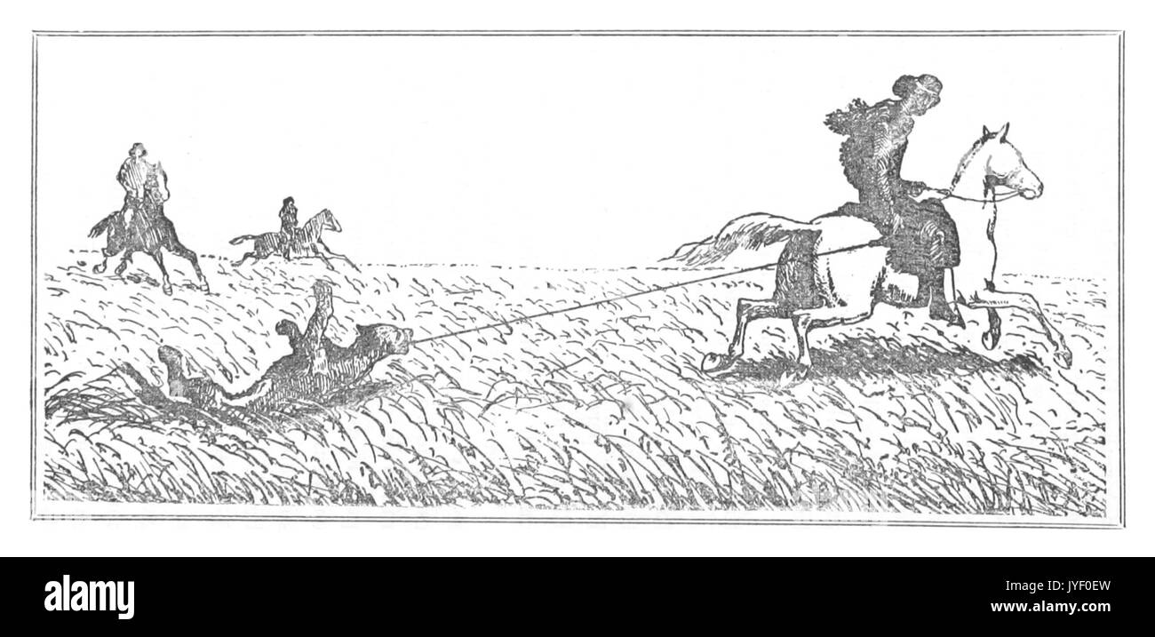 MORENO(1879) p330 CAZA DE ONU PUMA Foto Stock