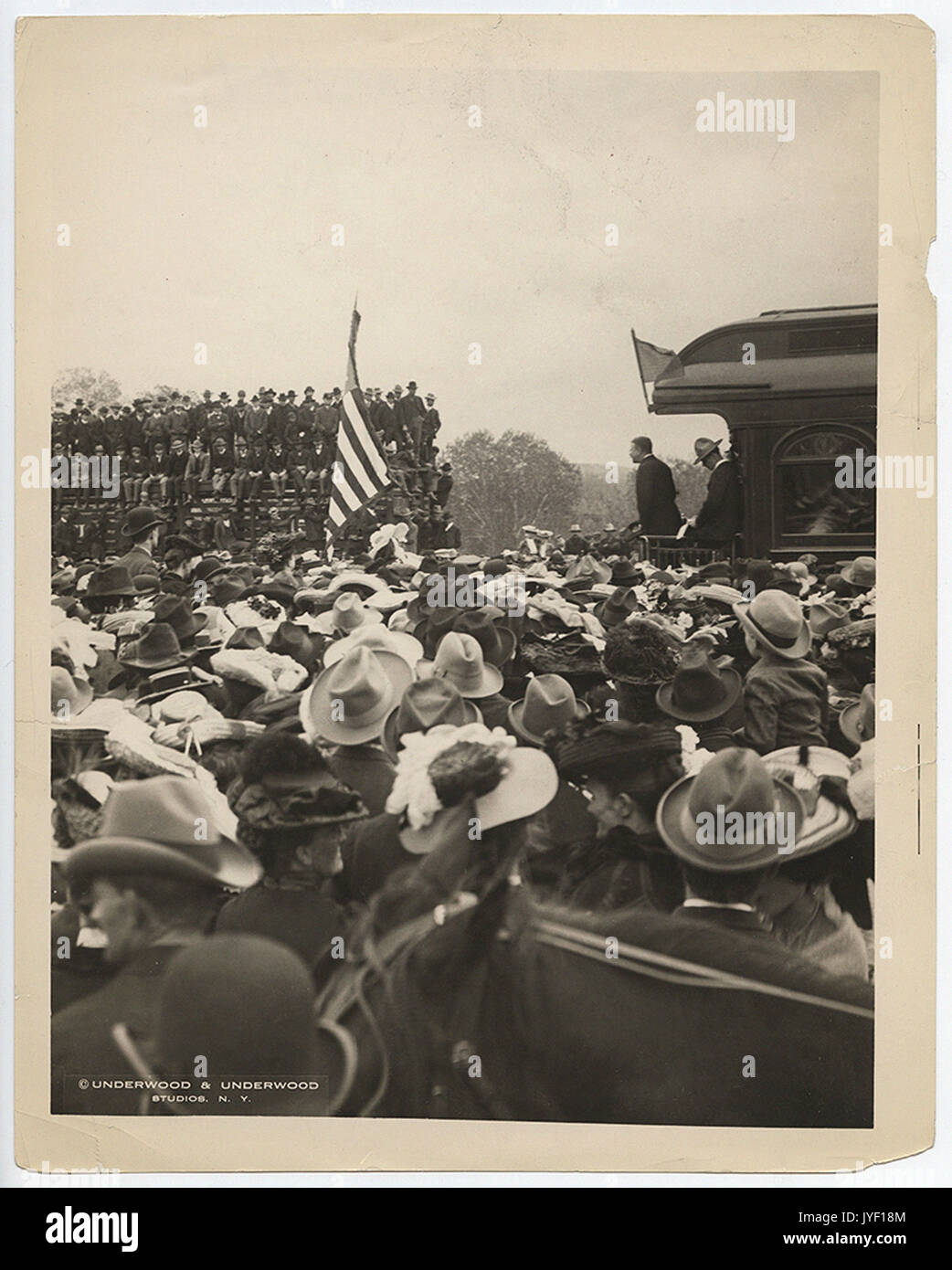 Teddy Roosevelt a Kansas City, Kansas Foto Stock