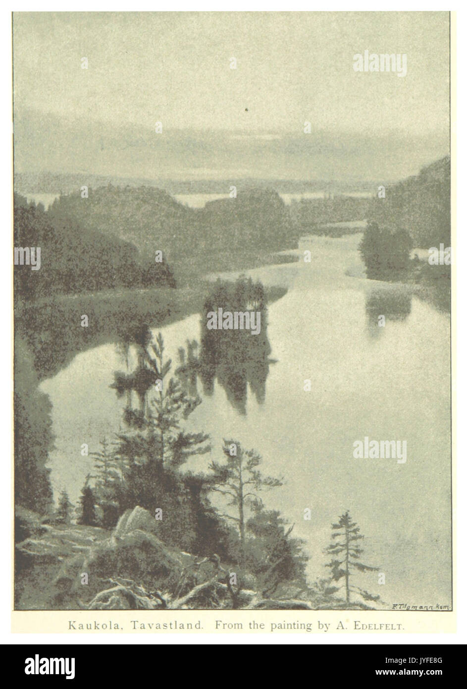 MECHELIN(1894) p028 Kaukola, Tavastland Foto Stock