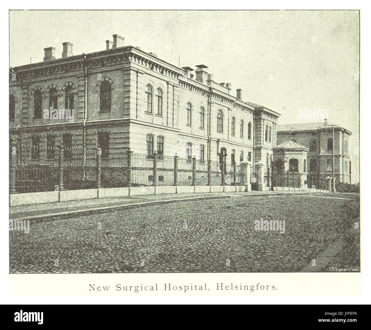 MECHELIN(1894) p319 Helsinki, nuovo ospedale chirurgico Foto Stock