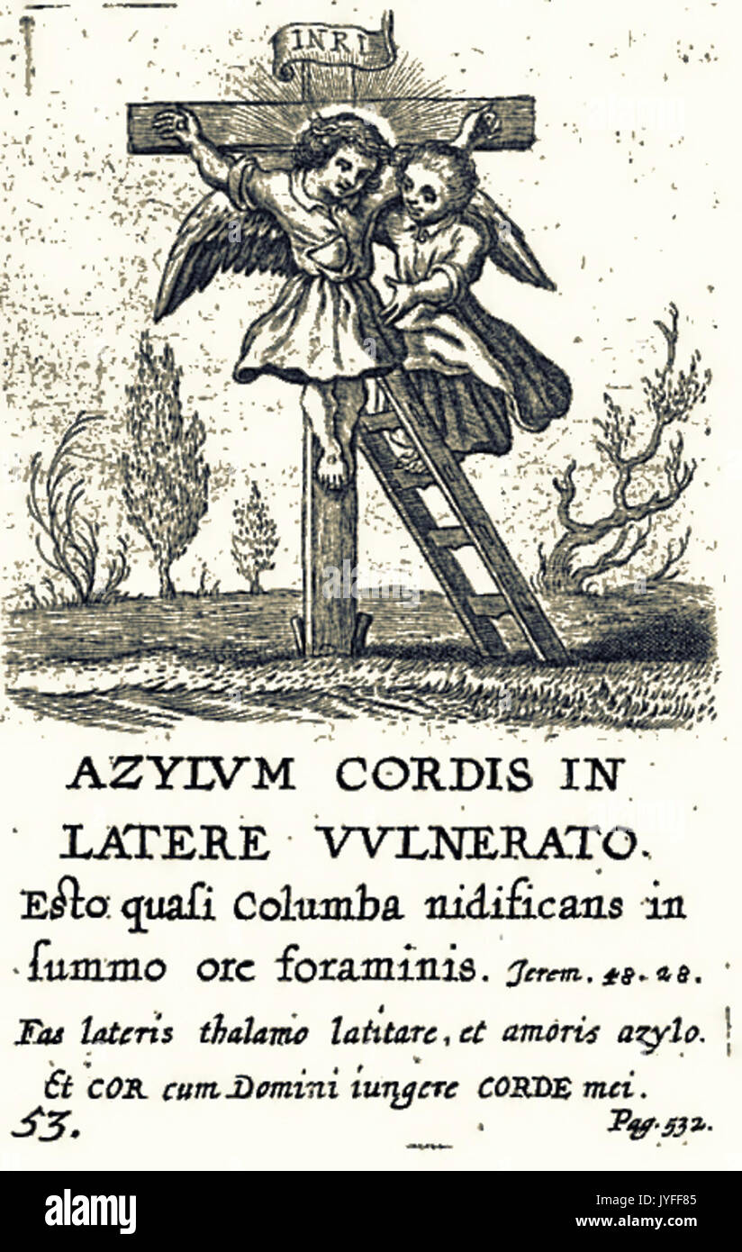 53. Azylum Cordis a latere Vulnerato Foto Stock