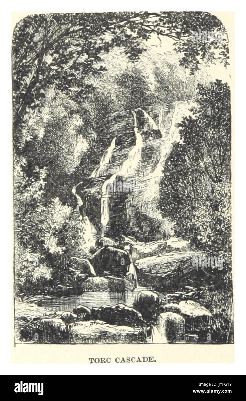 Il francese(1891) p226 cascata Torc Foto Stock