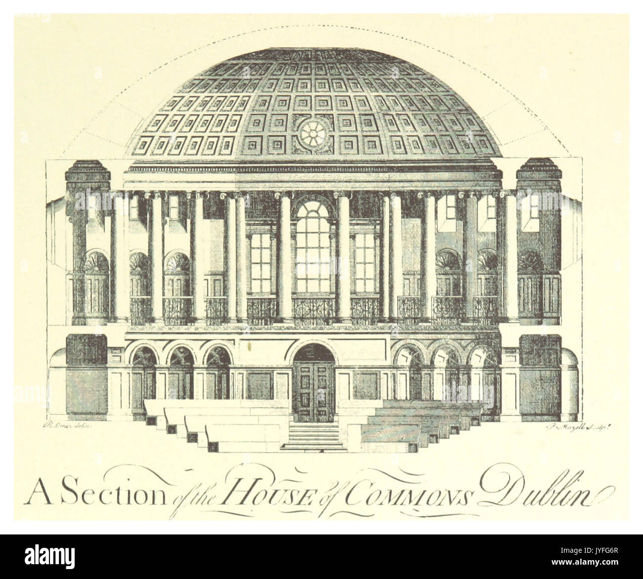 GILBERT(1896) p125 UNA SEZIONE DELLA HOUSE OF COMMONS, Dublino Foto Stock