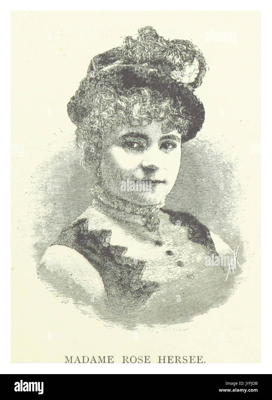 Londra ILLUSTR(1882) p11.128 HERSEE ROSE Foto Stock