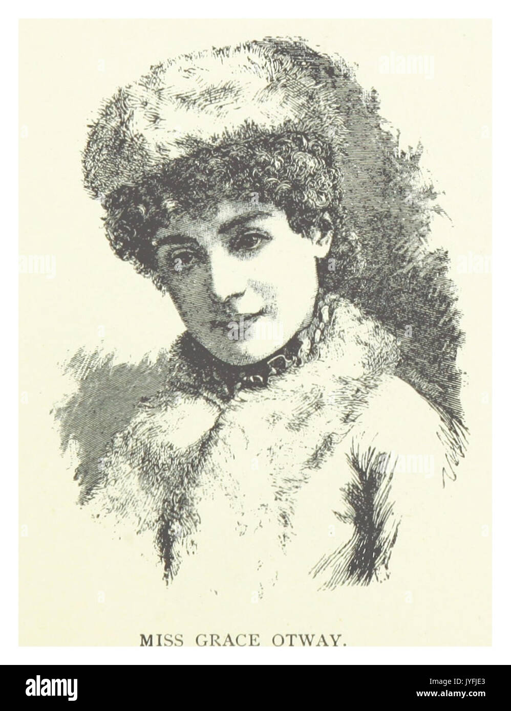 Londra ILLUSTR(1882) p11.138 GRAZIA OTWAY Foto Stock