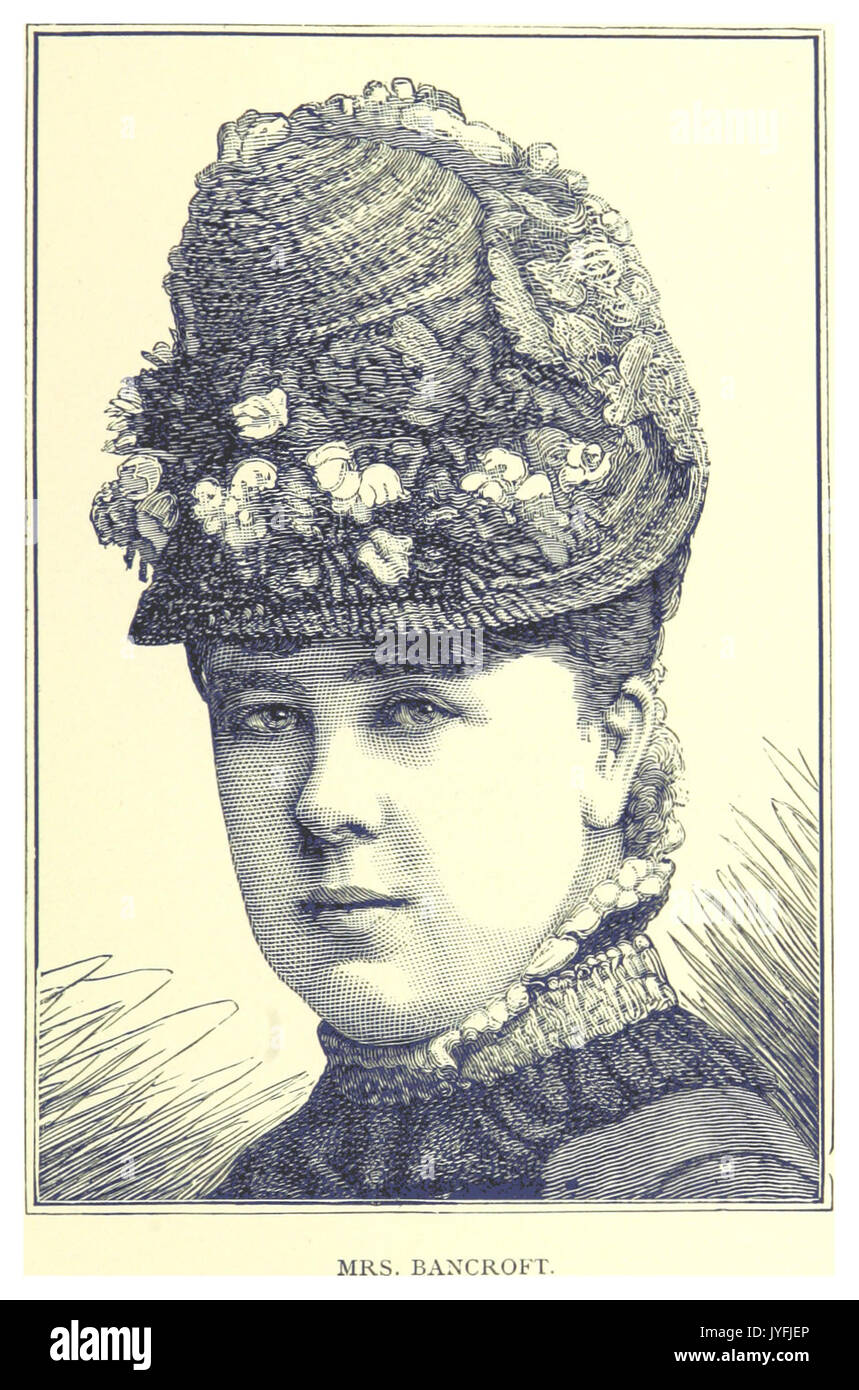 Londra ILLUSTR(1883) p12.125 MRS. BANCROFT Foto Stock