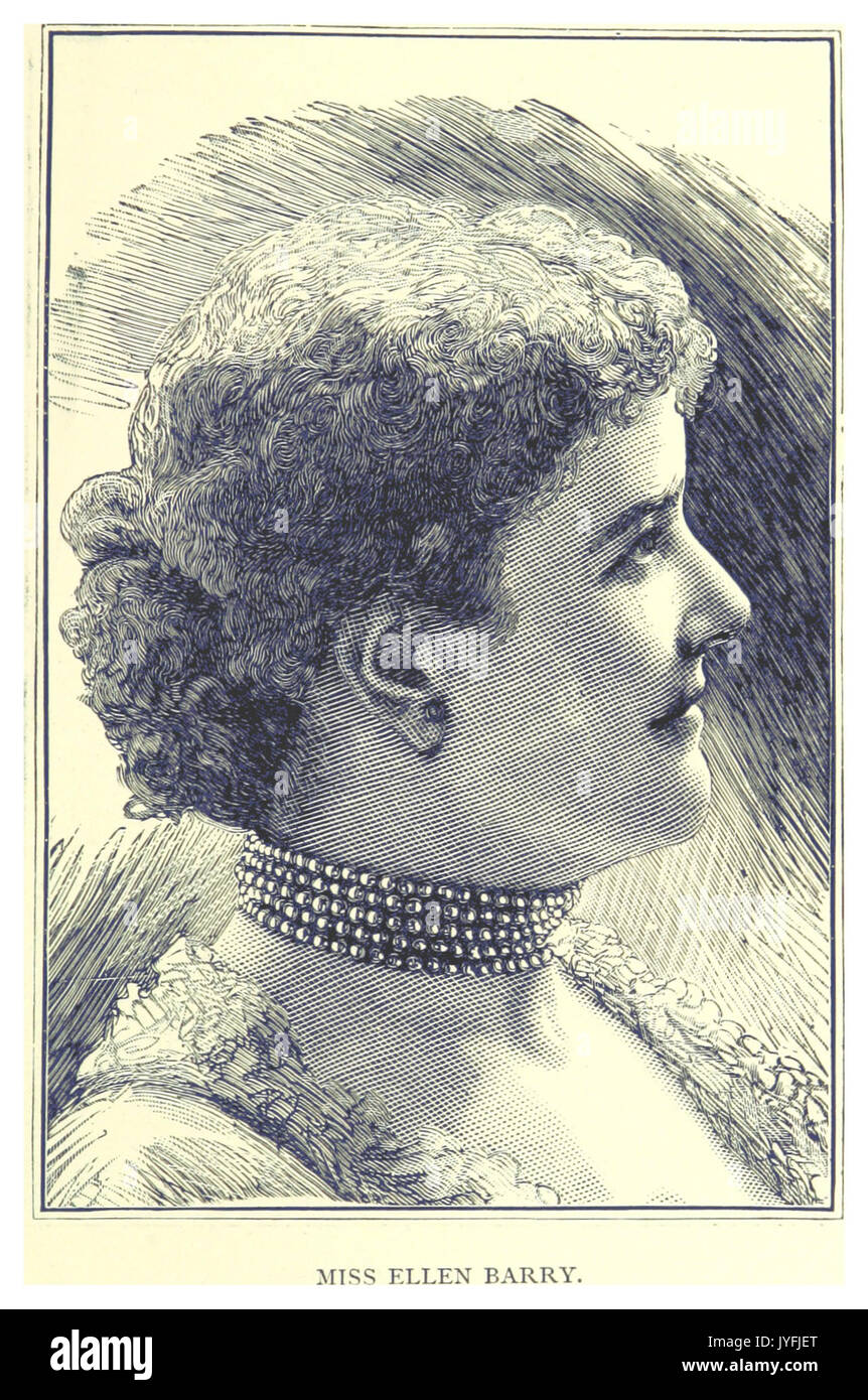Londra ILLUSTR(1883) p12.127 ELLEN BARRY Foto Stock