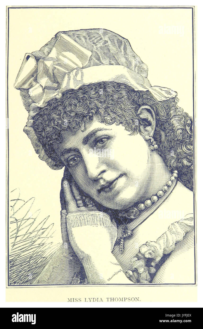 Londra ILLUSTR(1883) p12.131 LYDIA THOMPSON Foto Stock