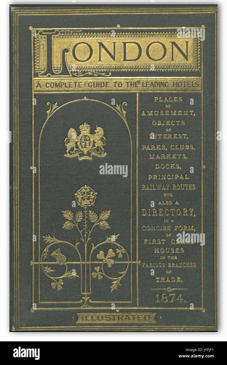 Londra illustrato (1874) Foto Stock