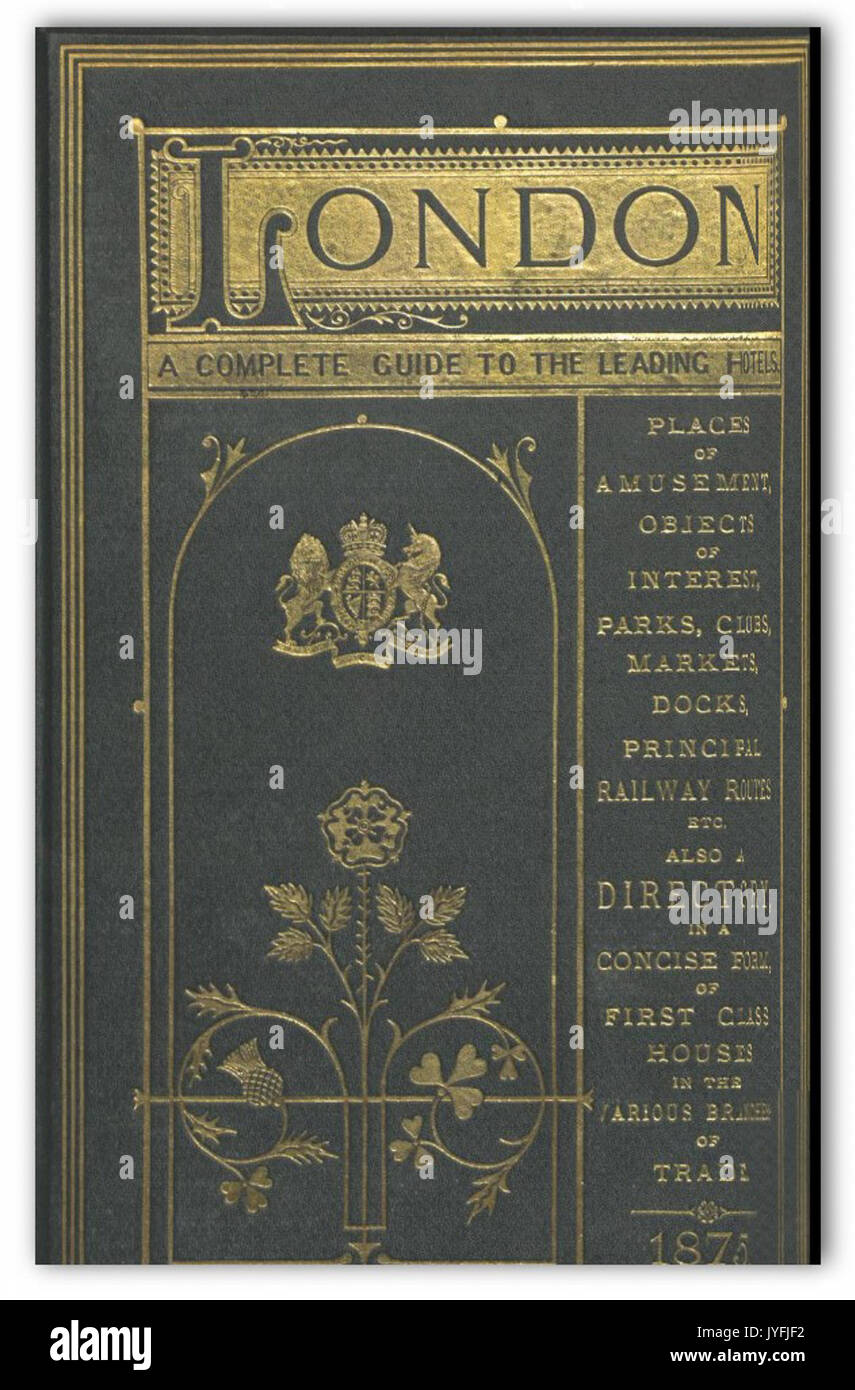 Londra illustrato (1875) Foto Stock