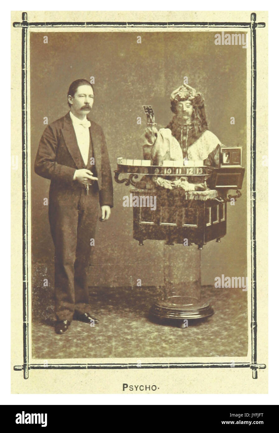 Londra ILLUSTR(1876) p5.155 il sig. PSYCHO Foto Stock