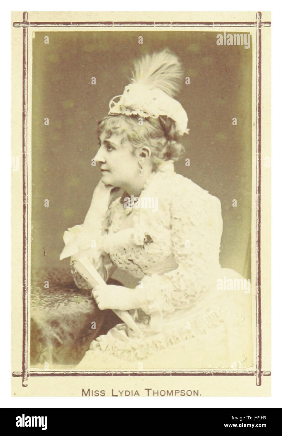 Londra ILLUSTR(1879) p8.145 LYDIA THOPMSON Foto Stock