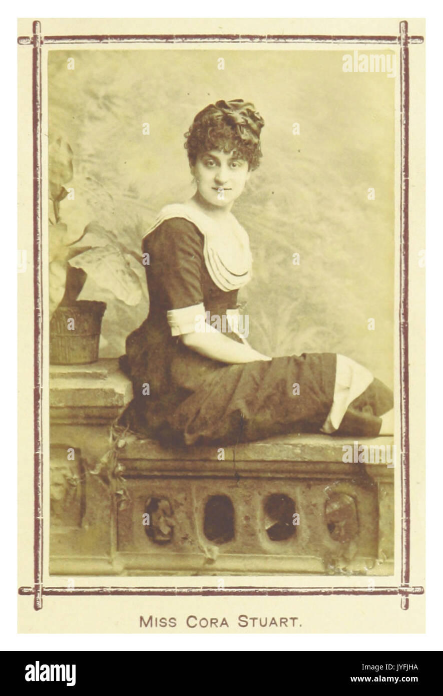 Londra ILLUSTR(1879) p8.147 CORA STUART Foto Stock