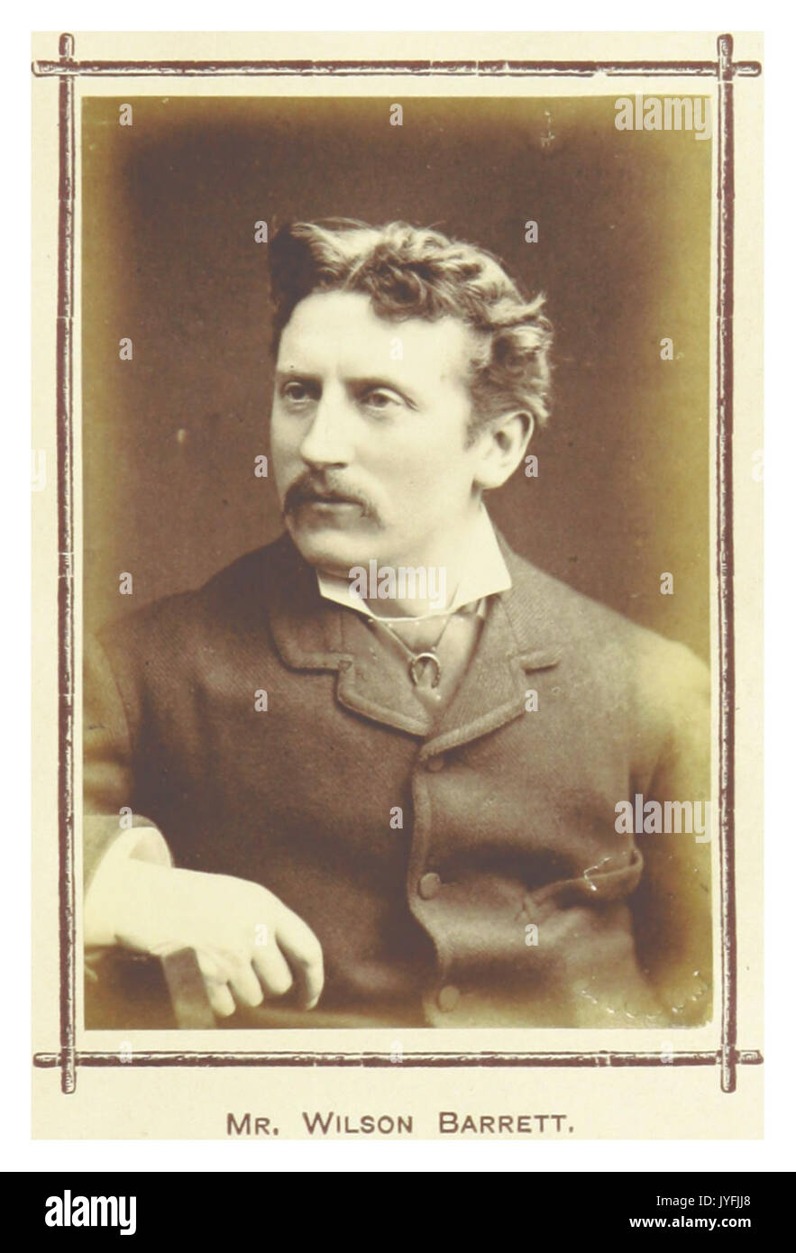 Londra ILLUSTR(1881) p10.127 WILSON BARRETT Foto Stock