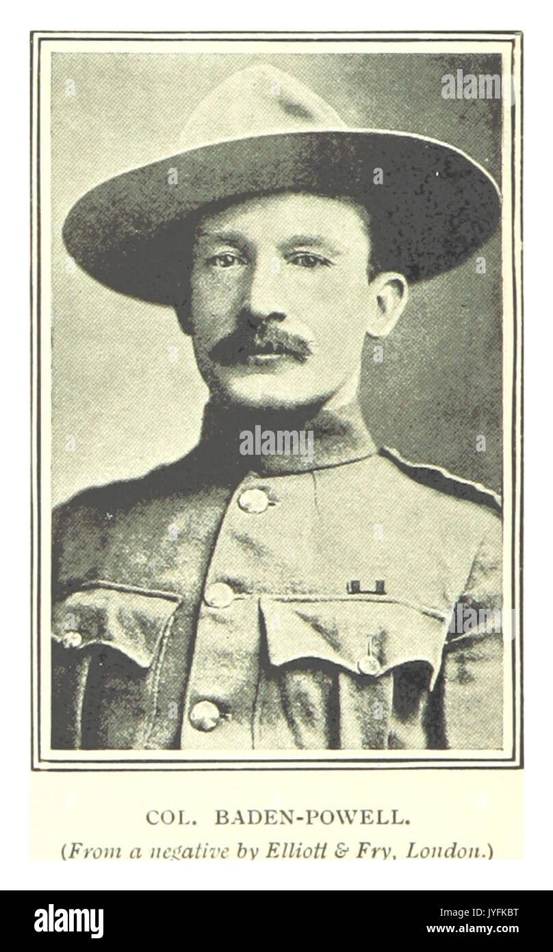 Bennett(1900) p022 Col. Baden Powell Foto Stock