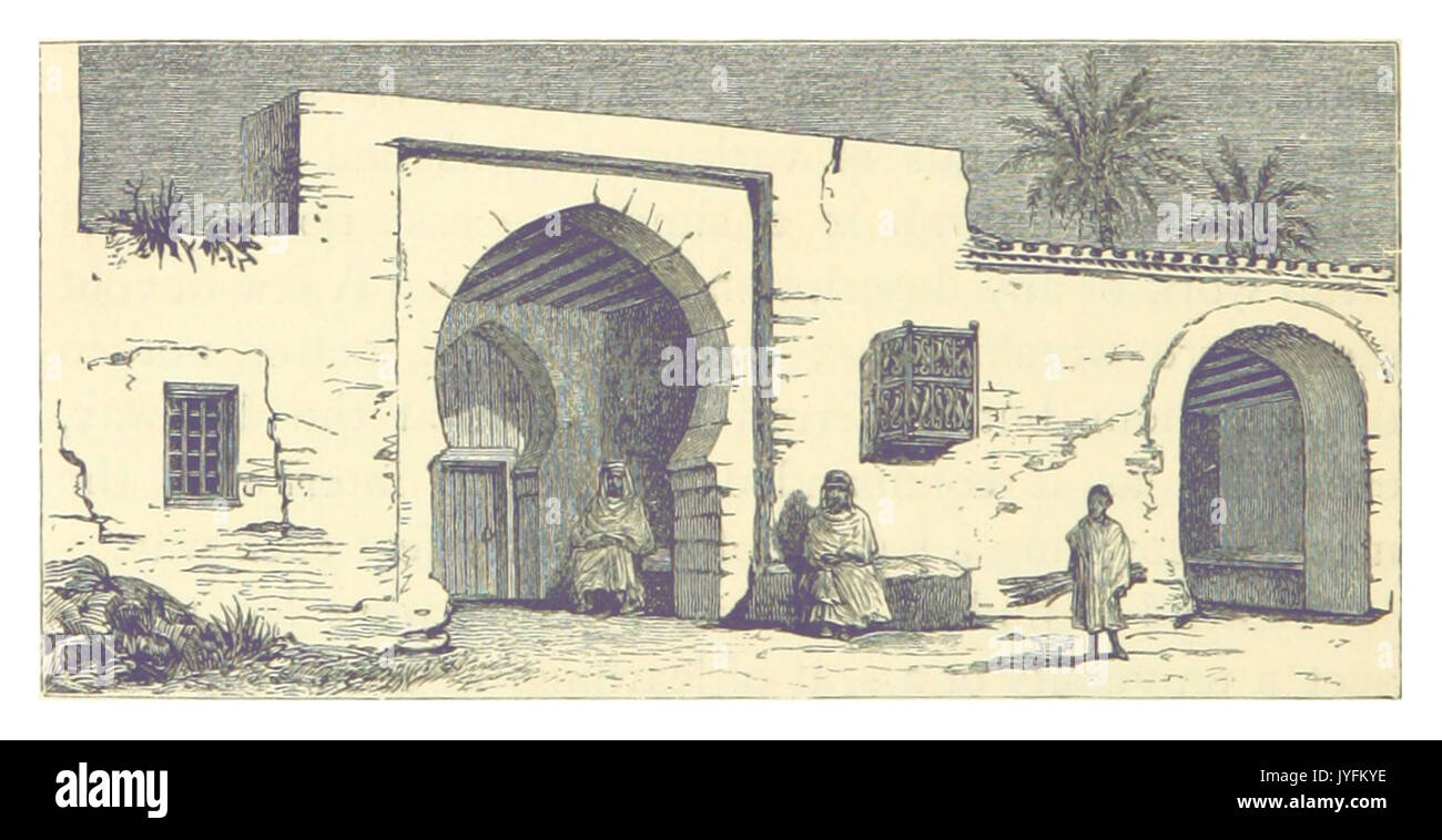 GRAHAM(1887) p118 UNA PORTA NEL MSAKEN Foto Stock