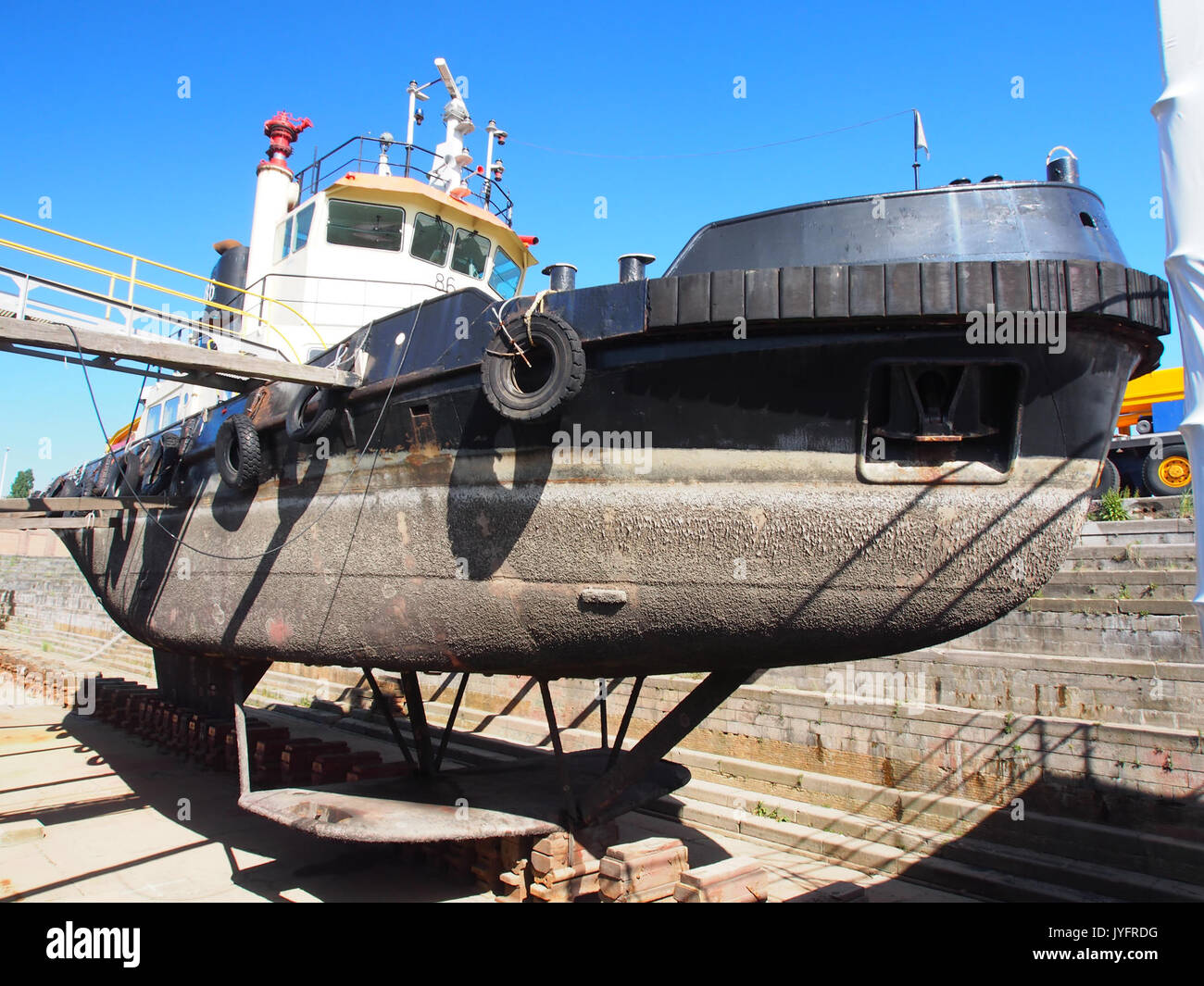 86 ENI 0655360, Kattendijkdok, porto di Anversa, pic3 Foto Stock