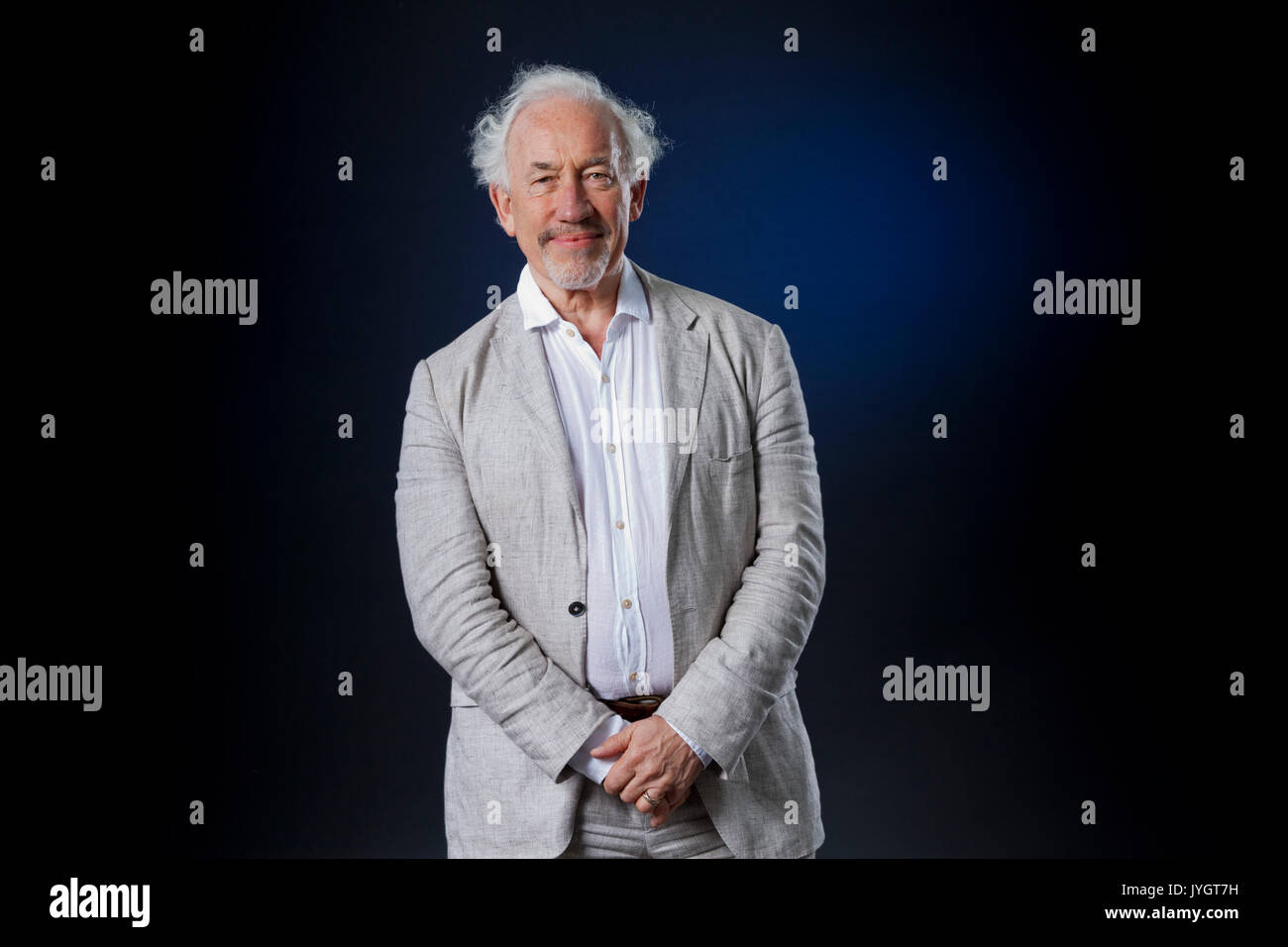 Edinburgh, Regno Unito. 19 Ago, 2017. Simon Callow, CBE, l'attore inglese, musicista, scrittore e regista teatrale, che appaiono alla Edinburgh International Book Festival. Credito: GARY DOAK/Alamy Live News Foto Stock