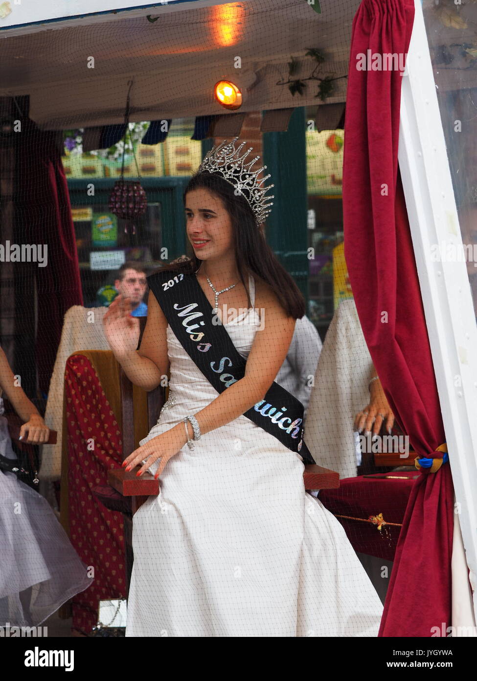 Sheerness, Kent. 19 Ago, 2017. Sheerness terrà la sua annuale carnevale estivo, che era un affare colorati. Credito: James Bell/Alamy Live News Foto Stock