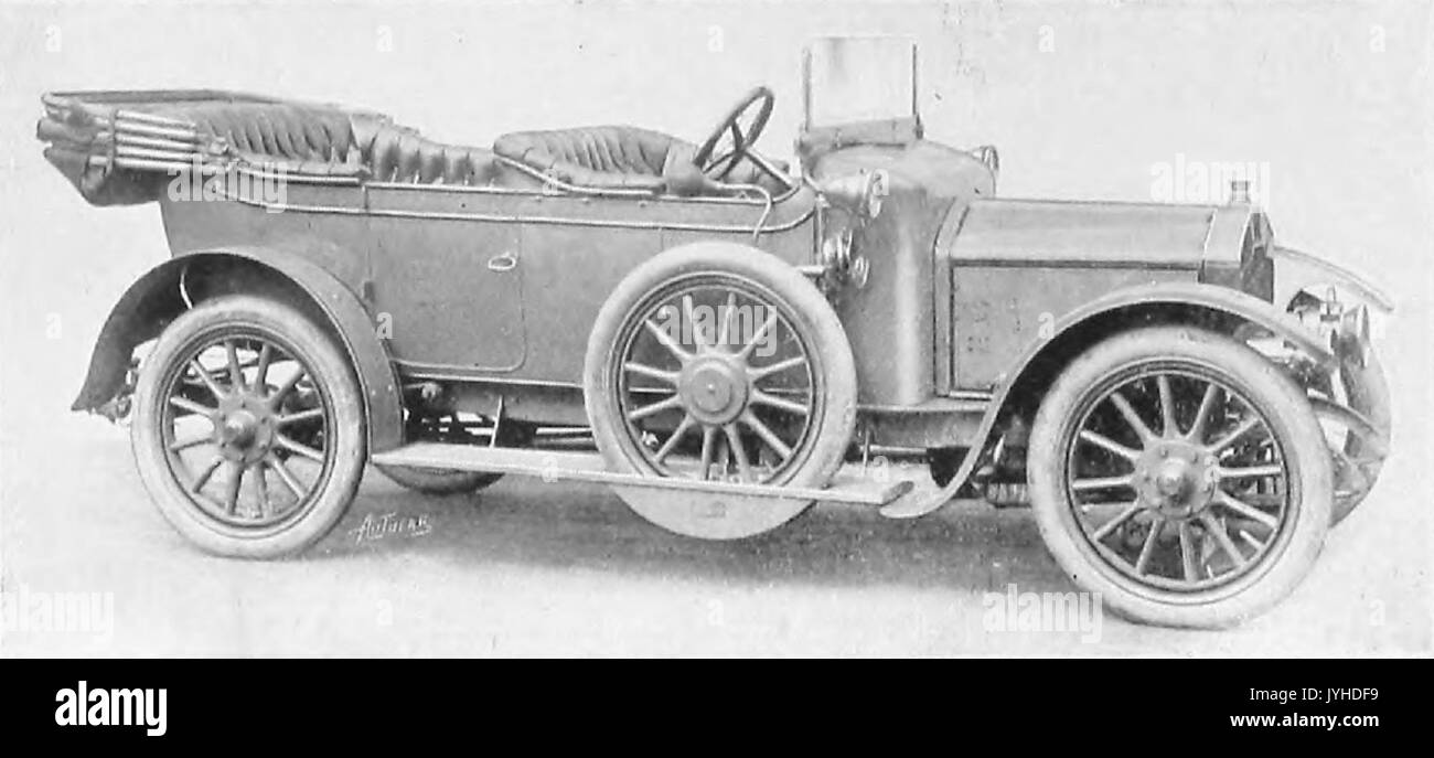 1911 Rover 12hp 4 posti a siluro Foto Stock