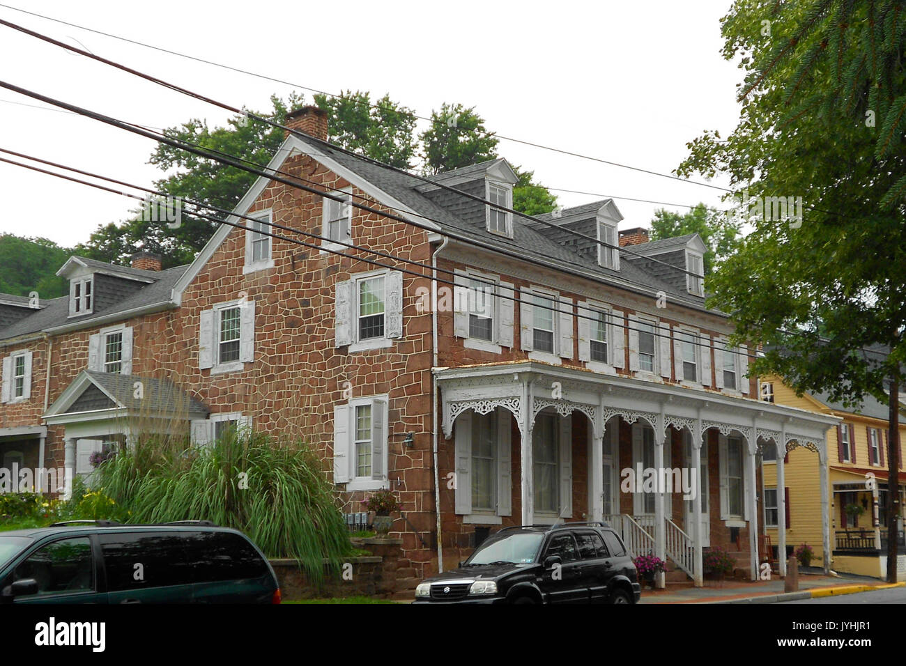 86 84 West Adamstown principale Lanco PA Foto Stock