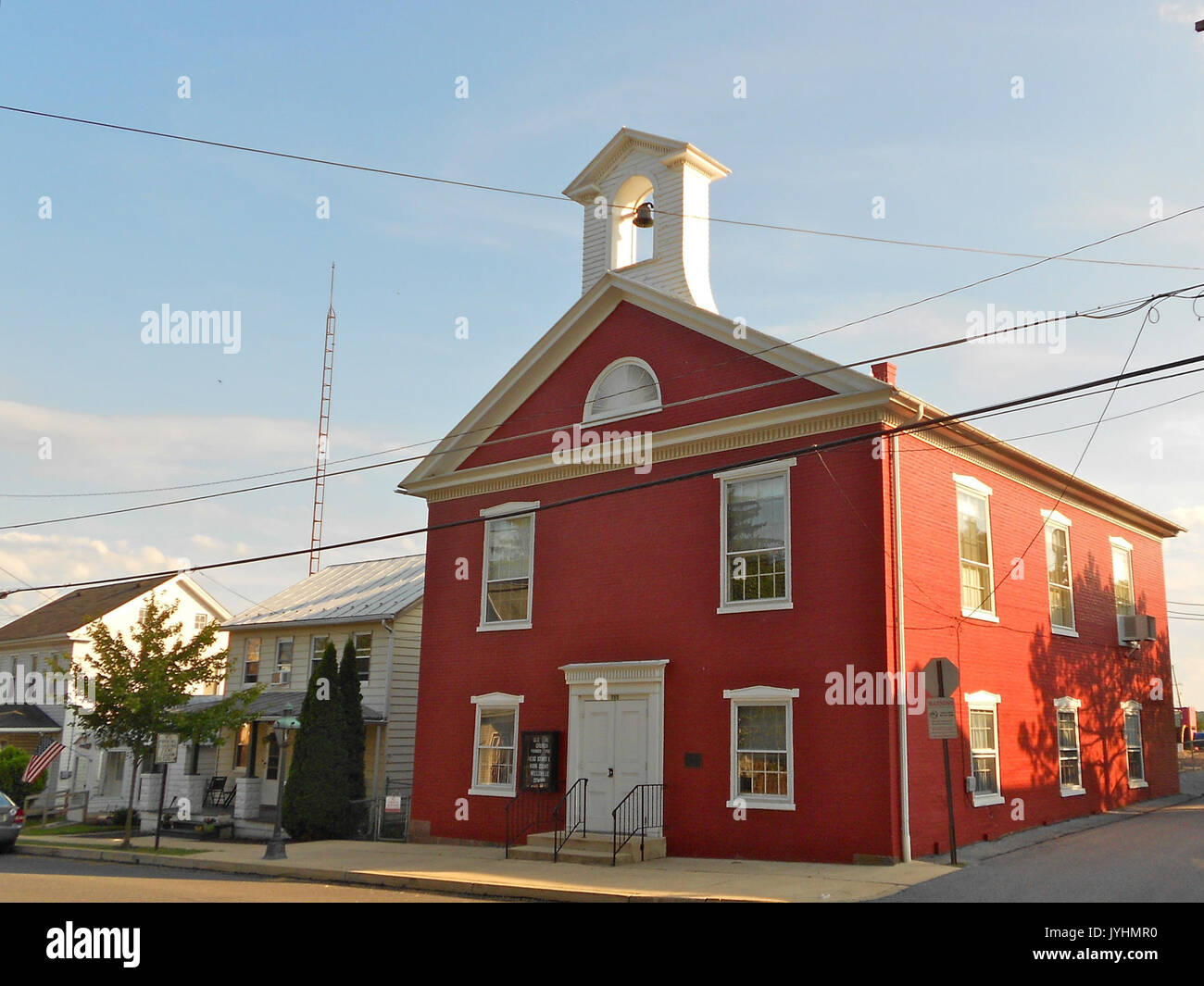 368 c Wellsville ME Chiesa YorkCo PA Foto Stock